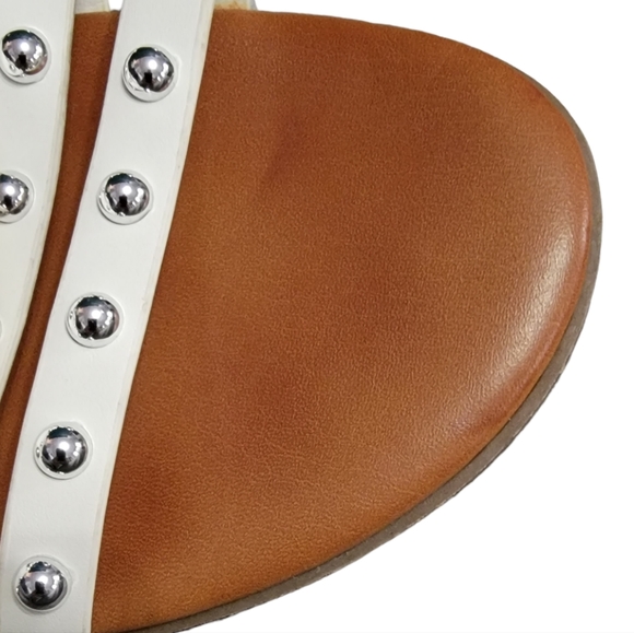 Nine West Studded Strappy Flat Sandals Size 9 - Picture 5 of 5